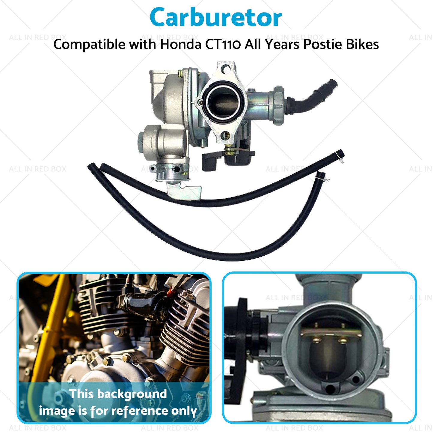 {{ Carburetor Suitable for Honda CT110 All Years Postie Bikes Correct Carby }} - Buy Car Parts Online at {{ Kaka Auto Parts }}.