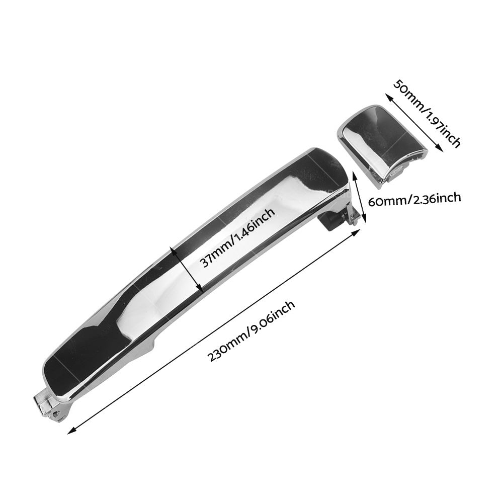 For Nissan XTrail T31 2007-2013 REAR LH Left or RH Right Outer Door Handle Chrome