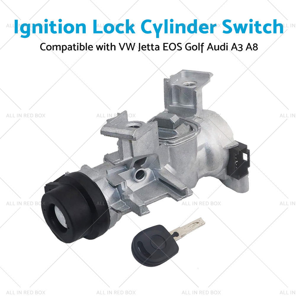 {{ Ignition Lock Cylinder Switch and Housing Assemby w Key Suitable for VW Audi A3 }} - Buy Car Parts Online at {{ Kaka Auto Parts }}.