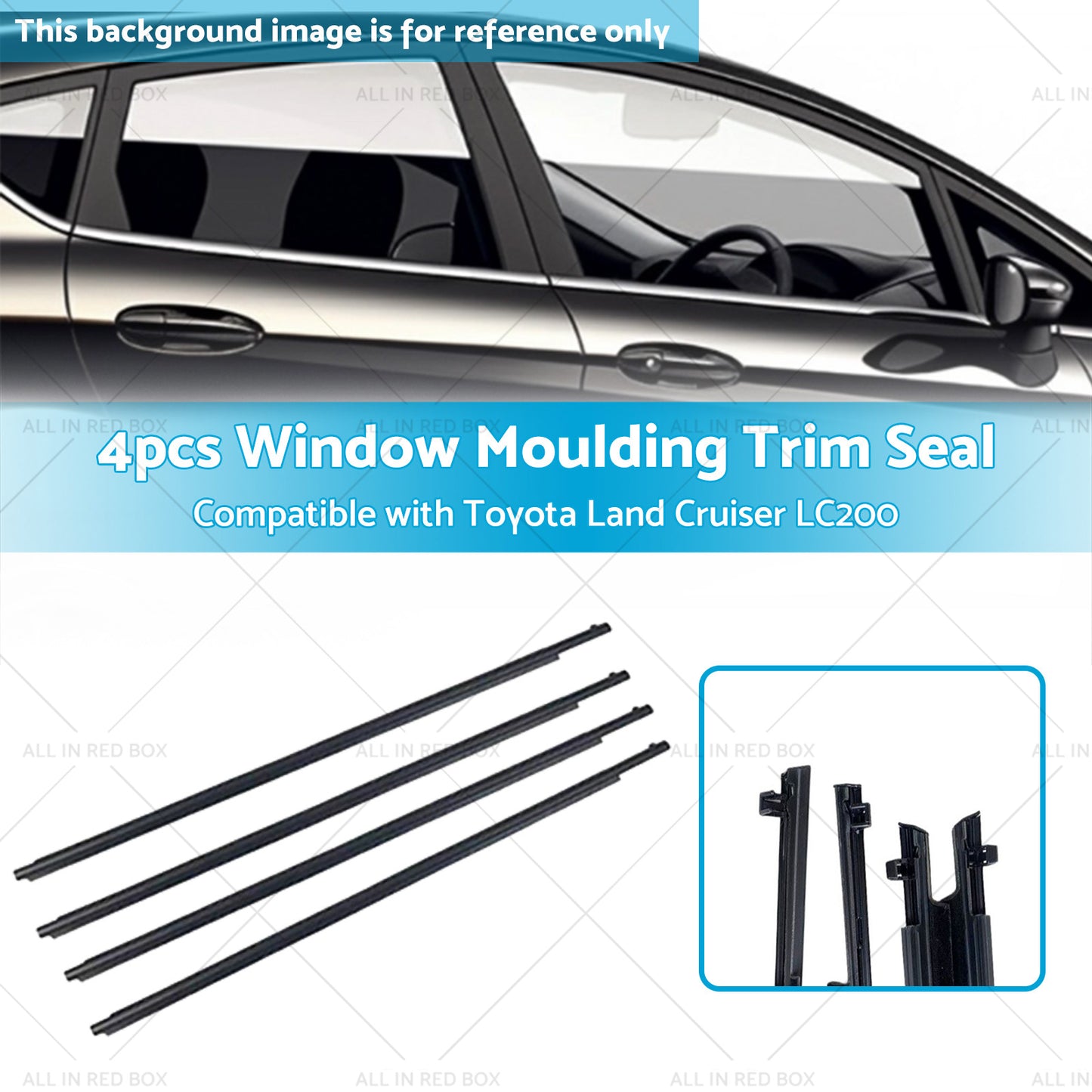 {{ Window Seal Belt Weatherstrip Suitable For Toyota Land Cruiser LC200 2008-2016 }} - Buy Car Parts Online at {{ Kaka Auto Parts }}.