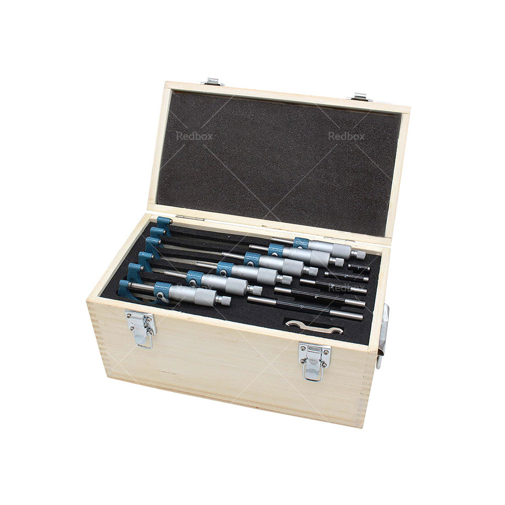 {{ 6pcs or set 0-150mm Precision Outside Micrometer Machinist Tool Set Carbide 0. 01mm }} - Buy Car Parts Online at {{ Kaka Auto Parts }}.