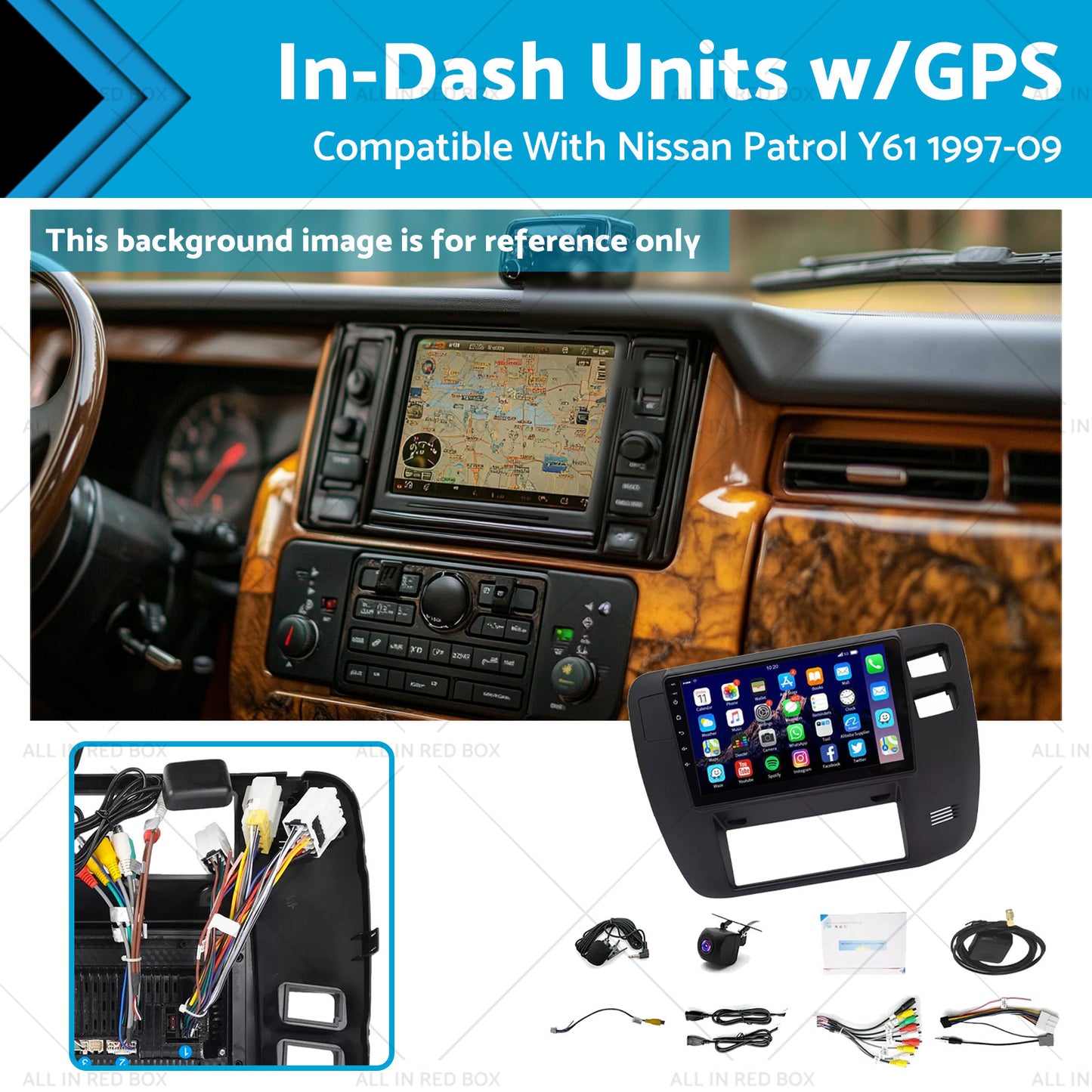 9in Multimedia Head Unit Suitable For Nissan Patrol 1997-2009 Right-Hand Drive
