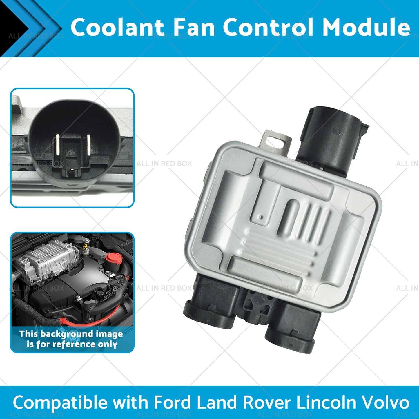 {{ Coolant Fan Control Module Suitable for Ford Land Rover Lincoln Volvo 7T4Z8B658B }} - Buy Car Parts Online at {{ Kaka Auto Parts }}.