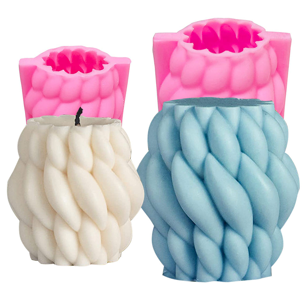 {{ 2PCS Candle Mold 3D Silicone Resin Candle Mould Epoxy Casting Mould DIY Craft }} - Buy Car Parts Online at {{ Kaka Auto Parts }}.