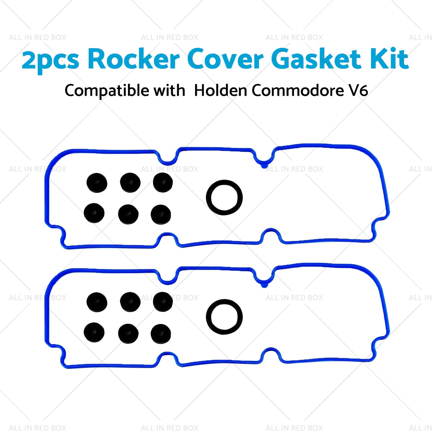 2x Rocker Cover Gasket Kit Suitable for Holden Commodore VG VQ VN VP V6 3. 8L