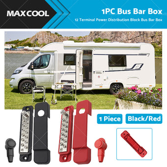 compare product 1 Piece 12 Way Bus Bar Power Distribution Rated Terminal Block For Auto Marine