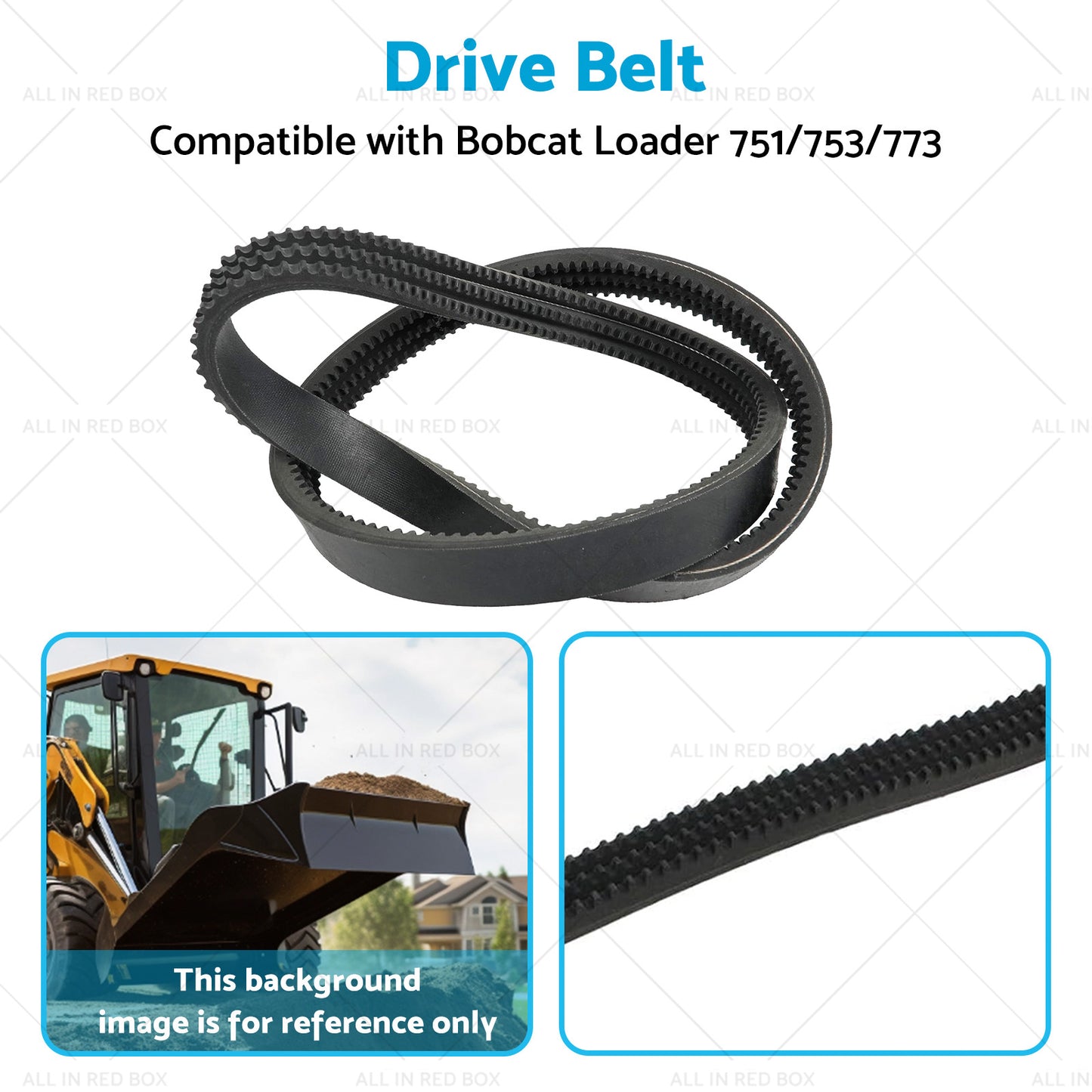 {{ Hydraulic Pump EPDM Drive Belt Suitable for Bobcat 6672021 430 435 751 753 773 }} - Buy Car Parts Online at {{ Kaka Auto Parts }}.