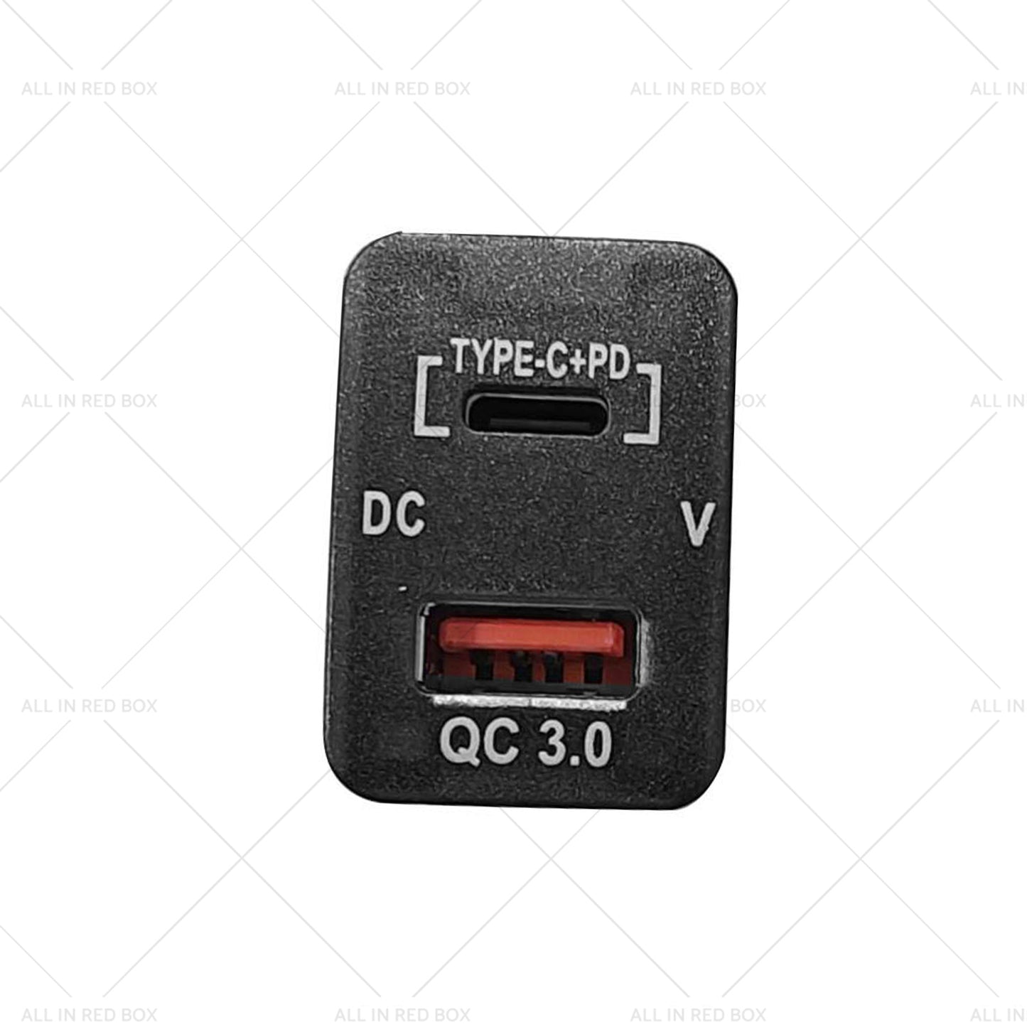 {{ TYPE C VOLT QC 3. 0 USB CHARGER Suitable for Toyota Hilux Prado BLUE LED 12v }} - Buy Car Parts Online at {{ Kaka Auto Parts }}.