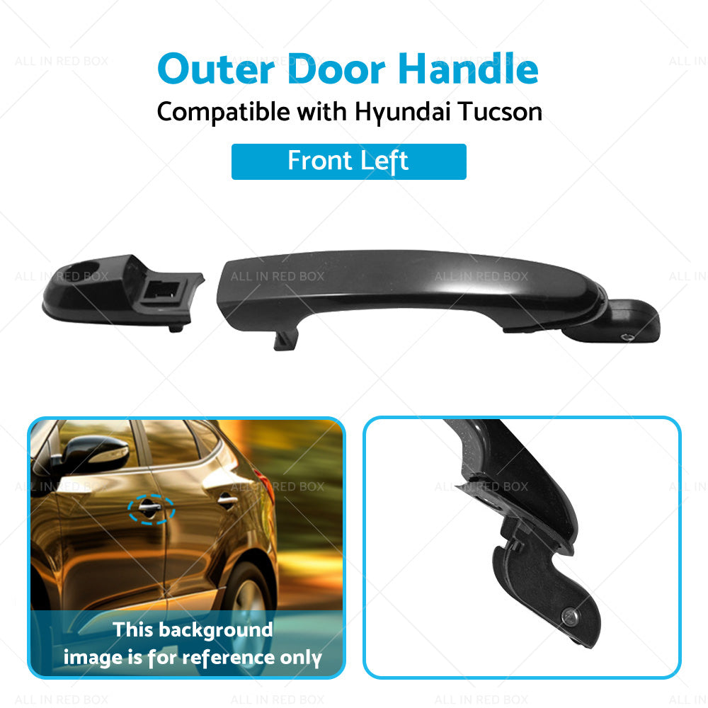 {{ Front Left Exterior Outer Door Handle Suitable for Hyundai Tucson 2005-2009 }} - Buy Car Parts Online at {{ Kaka Auto Parts }}.