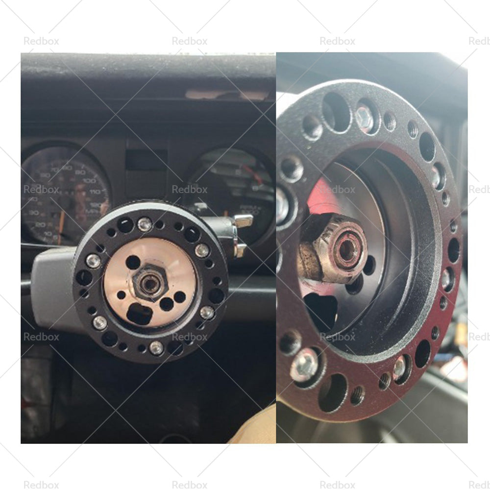 {{ Black Steering Wheel Hub Adapter Spacer Suitable For MOMO to NARDI Quick Release }} - Buy Car Parts Online at {{ Kaka Auto Parts }}.