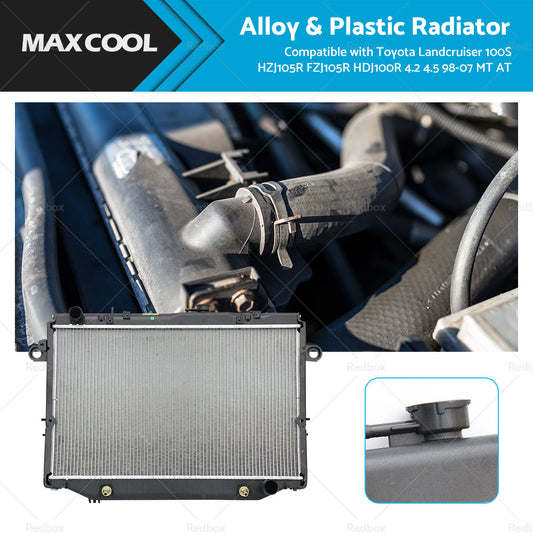 {{ Radiator Suitable For Toyota Landcruiser 100S HZJ105R FZJ105R HDJ100R 98-07AT MT }} - Buy Car Parts Online at {{ Kaka Auto Parts }}.