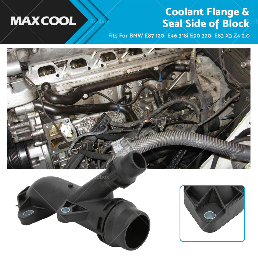 Coolant Flange and Seal Side of Block Fit For BMW E87 120i E46 318i E90 320i E83 X3