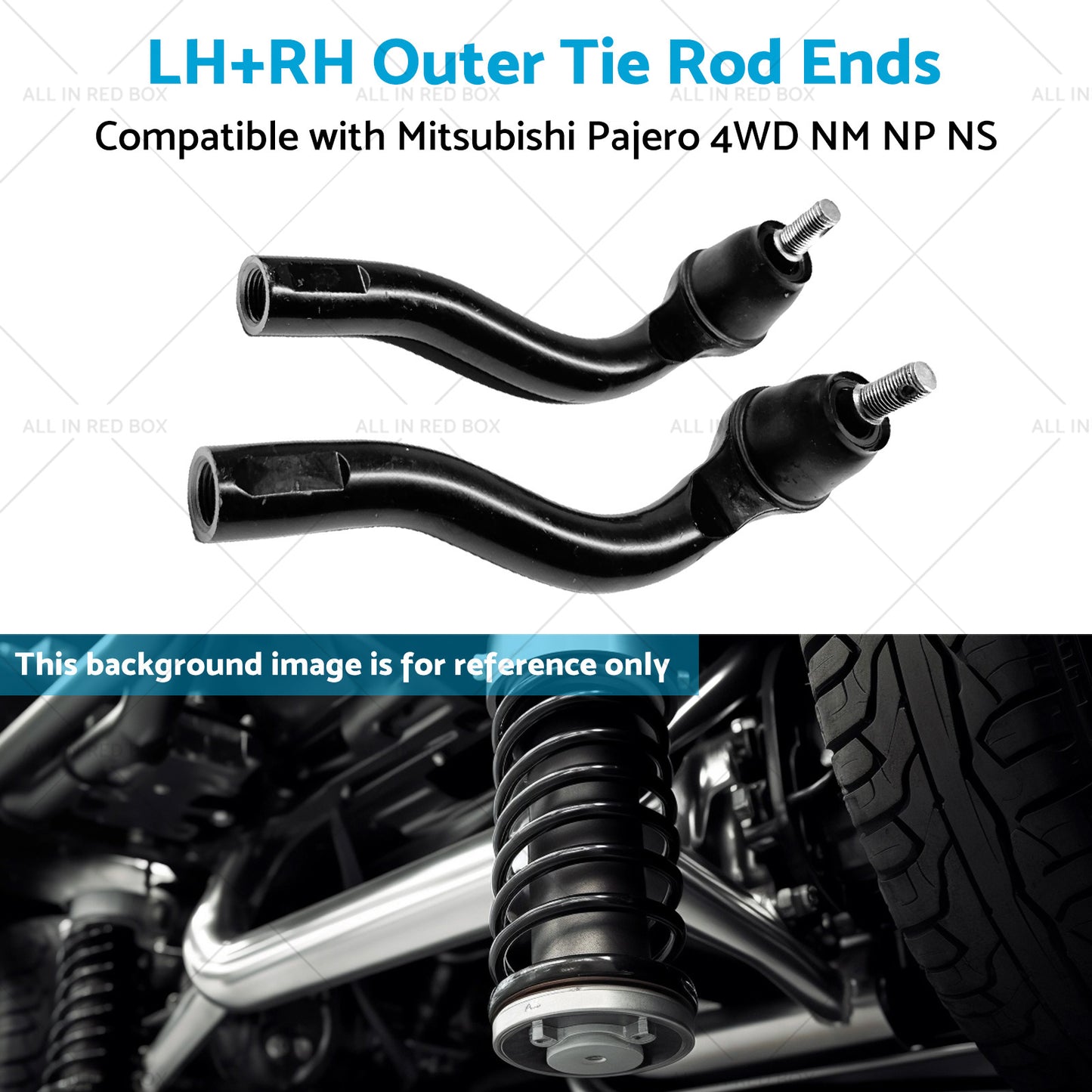 {{ LHRH Outer Tie Rod Ends Suitable for Mitsubishi Pajero Commercial Triton 4WD ML }} - Buy Car Parts Online at {{ Kaka Auto Parts }}.