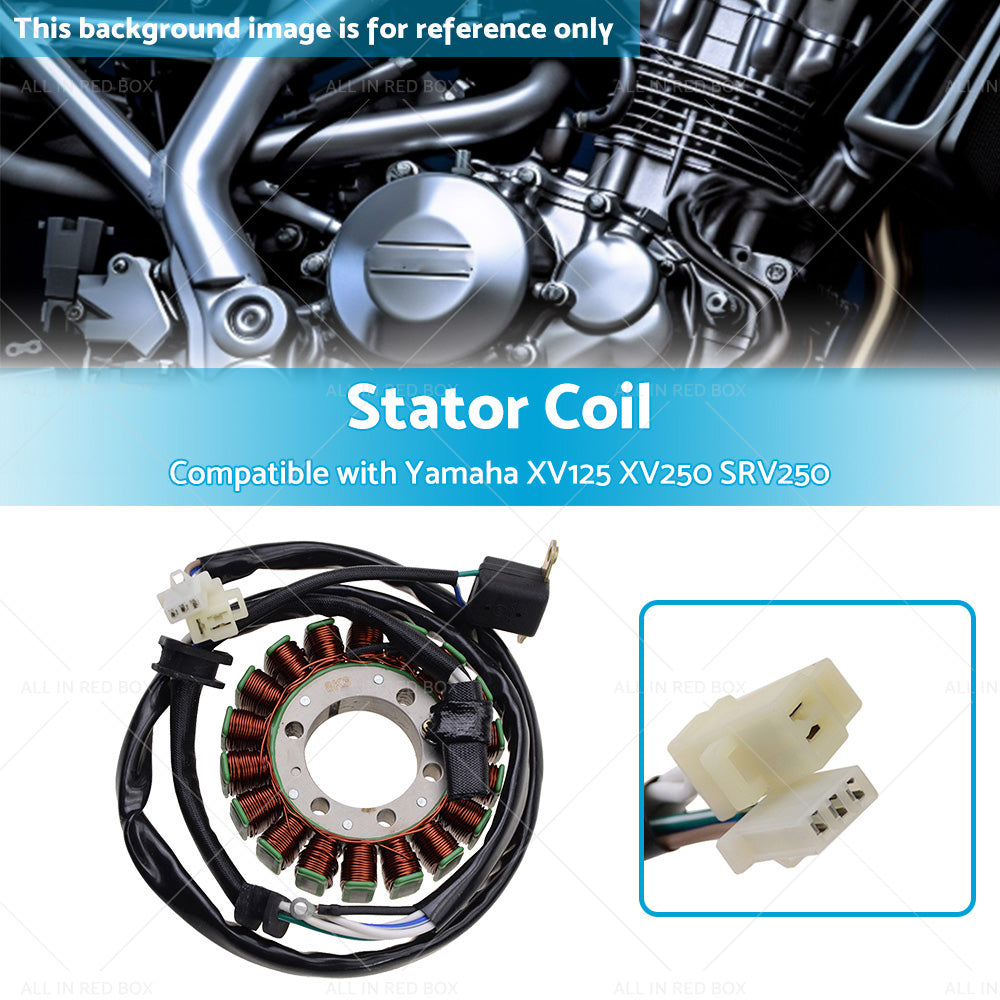 New Stator Coil Suitable For Yamaha XV125 Virago 125 XV250 SRV250 Renaissa XT600