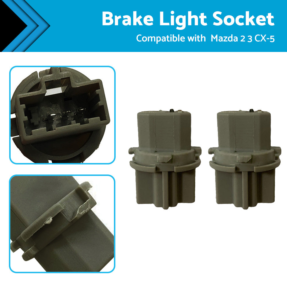 {{ Suitable For Mazda 2 3 CX-5 Tail Rear Brake Light Lamp Bulb Socket Lid G14S513E7 }} - Buy Car Parts Online at {{ Kaka Auto Parts }}.