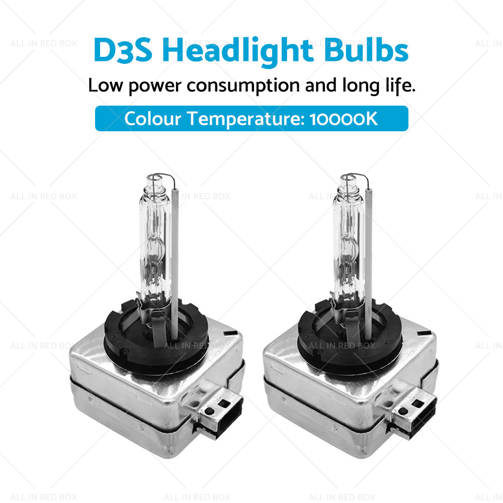 D3S 10000K H or DHID Xenon Headlight Bulbs Globes Suitable For Audi Land Rover Kia