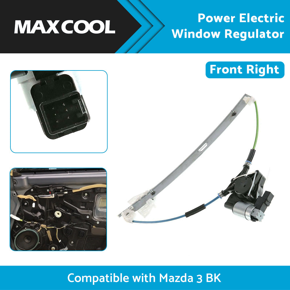 {{ WITH MOTOR Power Electric Window Regulator Front Right Suitable for Mazda 3 BK }} - Buy Car Parts Online at {{ Kaka Auto Parts }}.