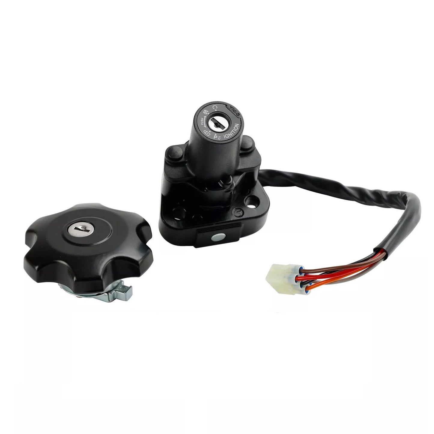 {{ Ignition & Fuel Cap Seat Lock Set Suitable for Suzuki DR650 DR650SE 1996–2022 }} - Buy Car Parts Online at {{ Kaka Auto Parts }}.