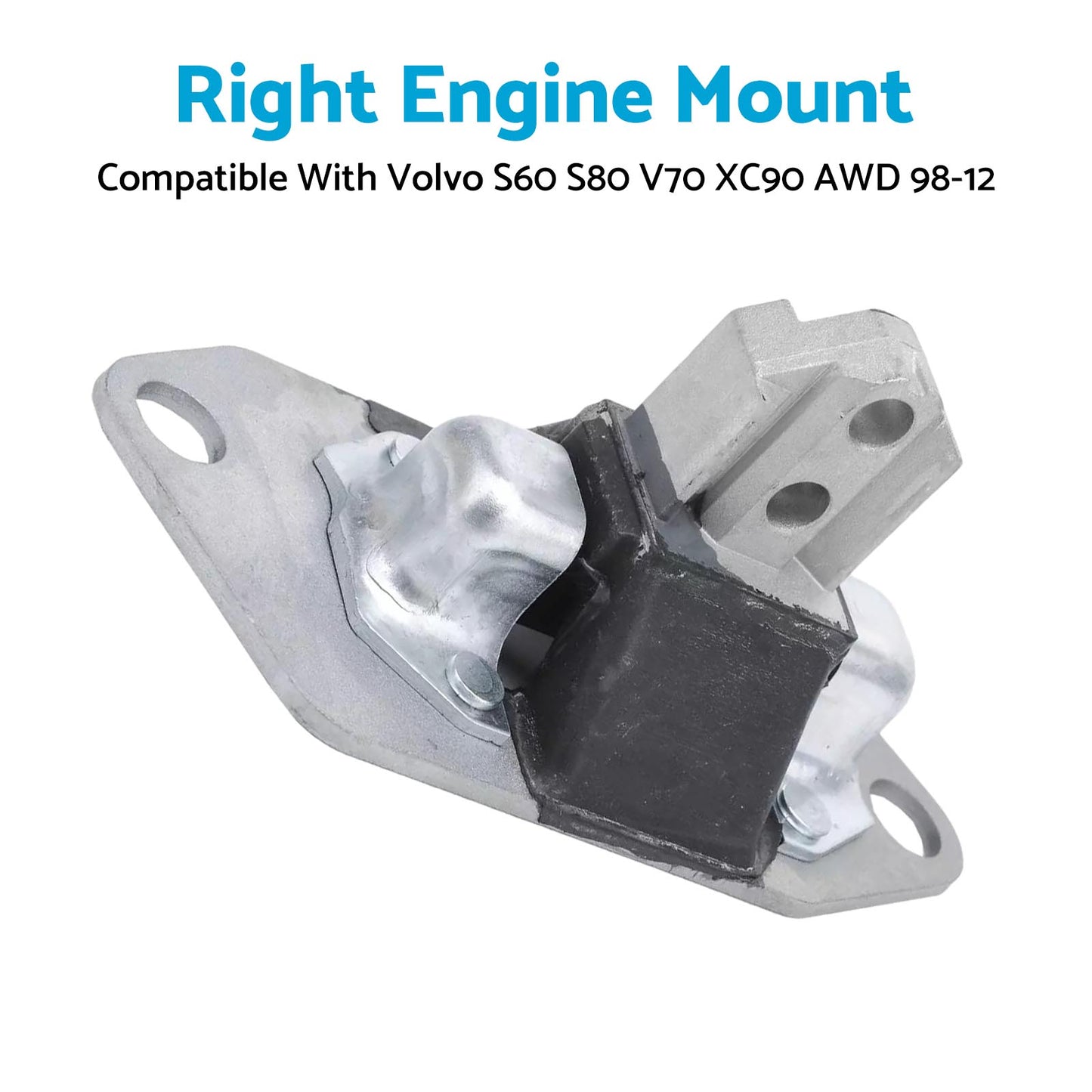 {{ Engine Mount Front Right Suitable For Volvo S60 S80 V70 XC90 2.0L 2.4L AWD 98-12 }} - Buy Car Parts Online at {{ Kaka Auto Parts }}.
