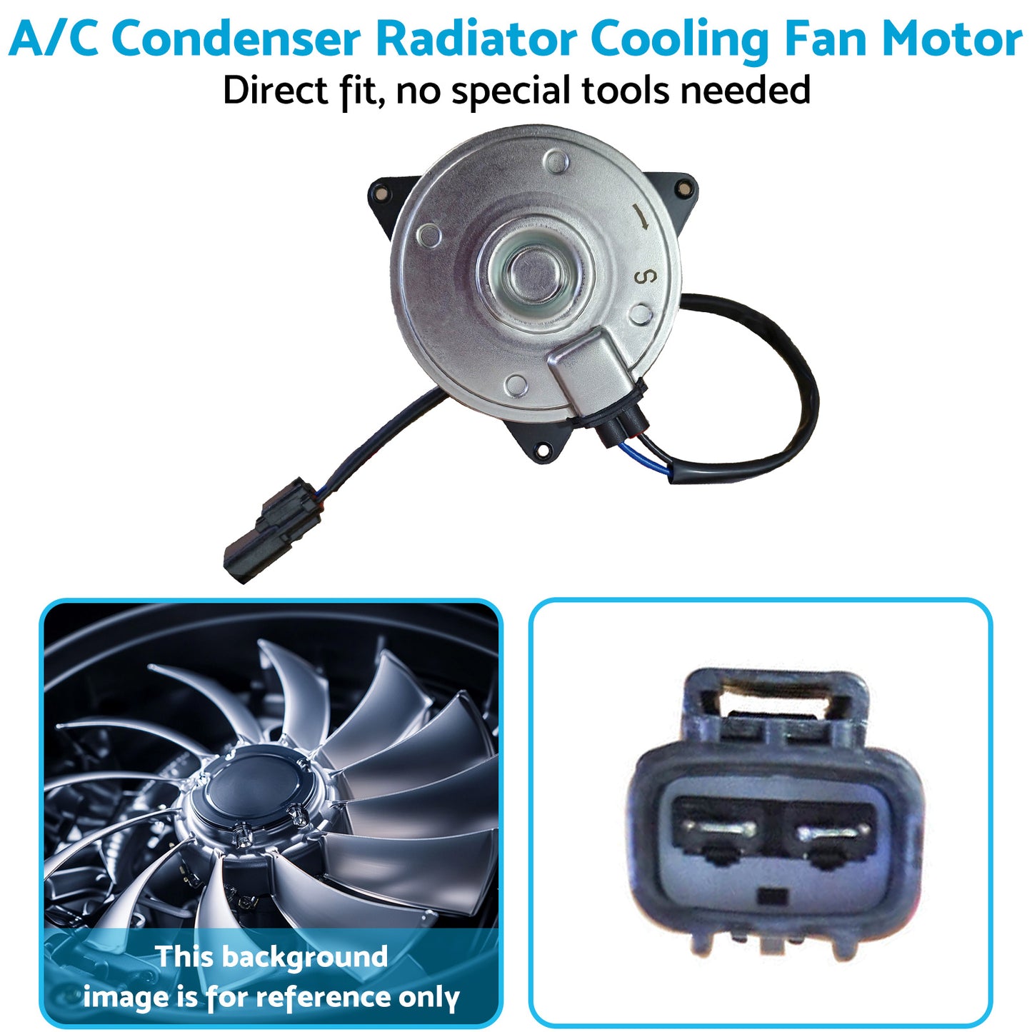 {{ A/C Condenser Radiator Cooling Fan Motor Suitable For Honda Accord 19030-R40-A01 }} - Buy Car Parts Online at {{ Kaka Auto Parts }}.