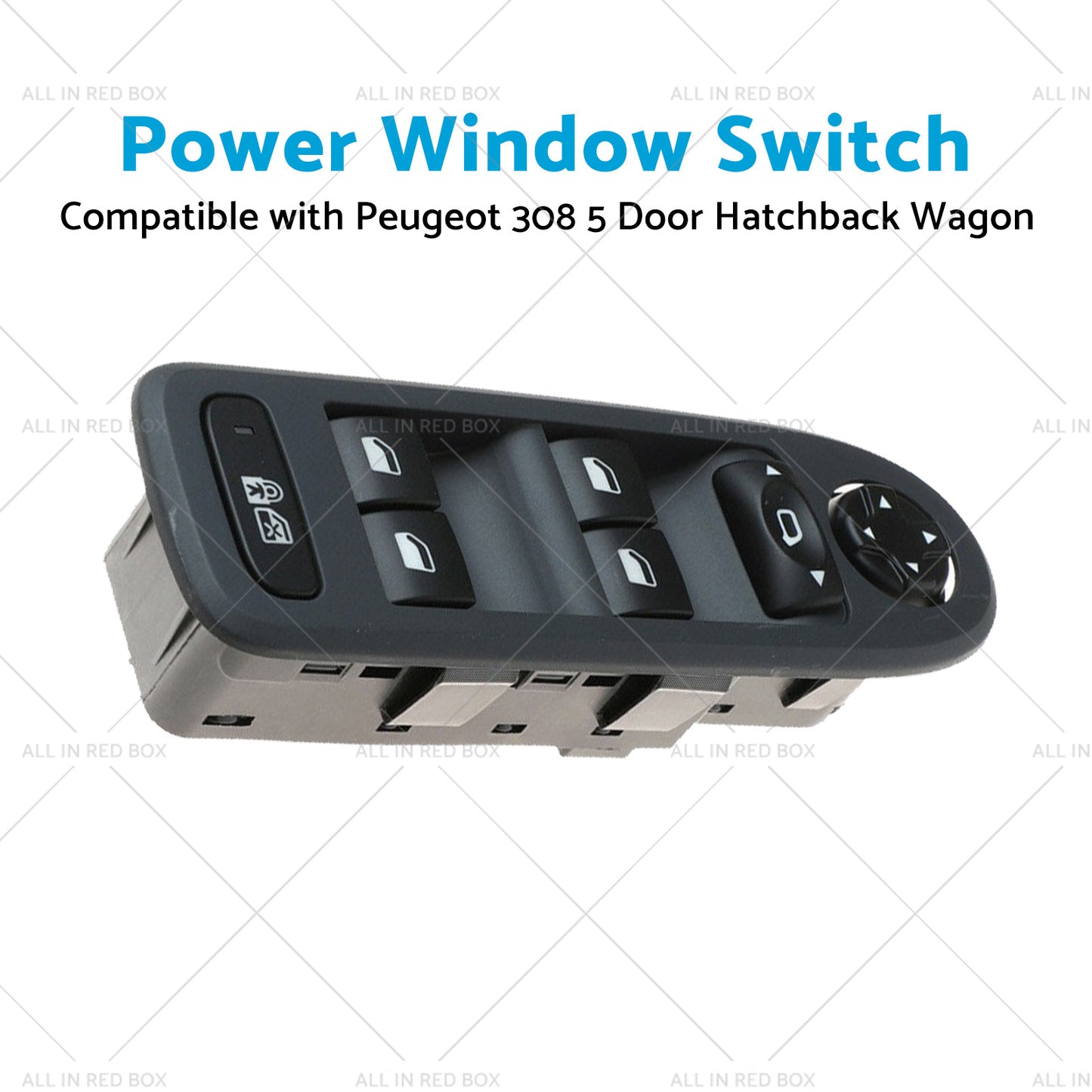 Master Power Window Switch Suitable for Peugeot 308 Hatchback Wagon 5 Door 08-13