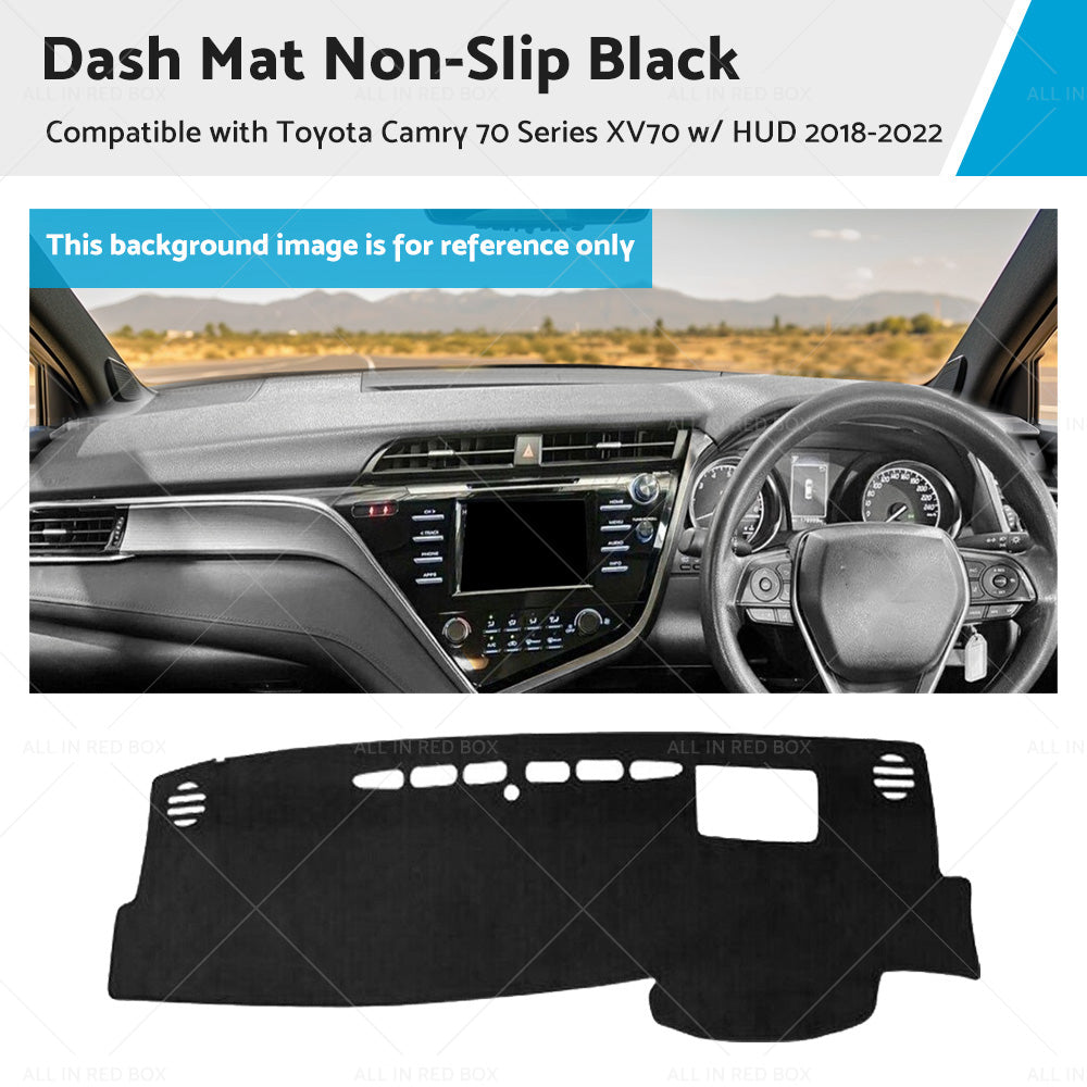 {{ Dash Mat Suitbale For Toyota Camry 70 Series XV70 w HUD 18-22 Dashboard Cover }} - Buy Car Parts Online at {{ Kaka Auto Parts }}.