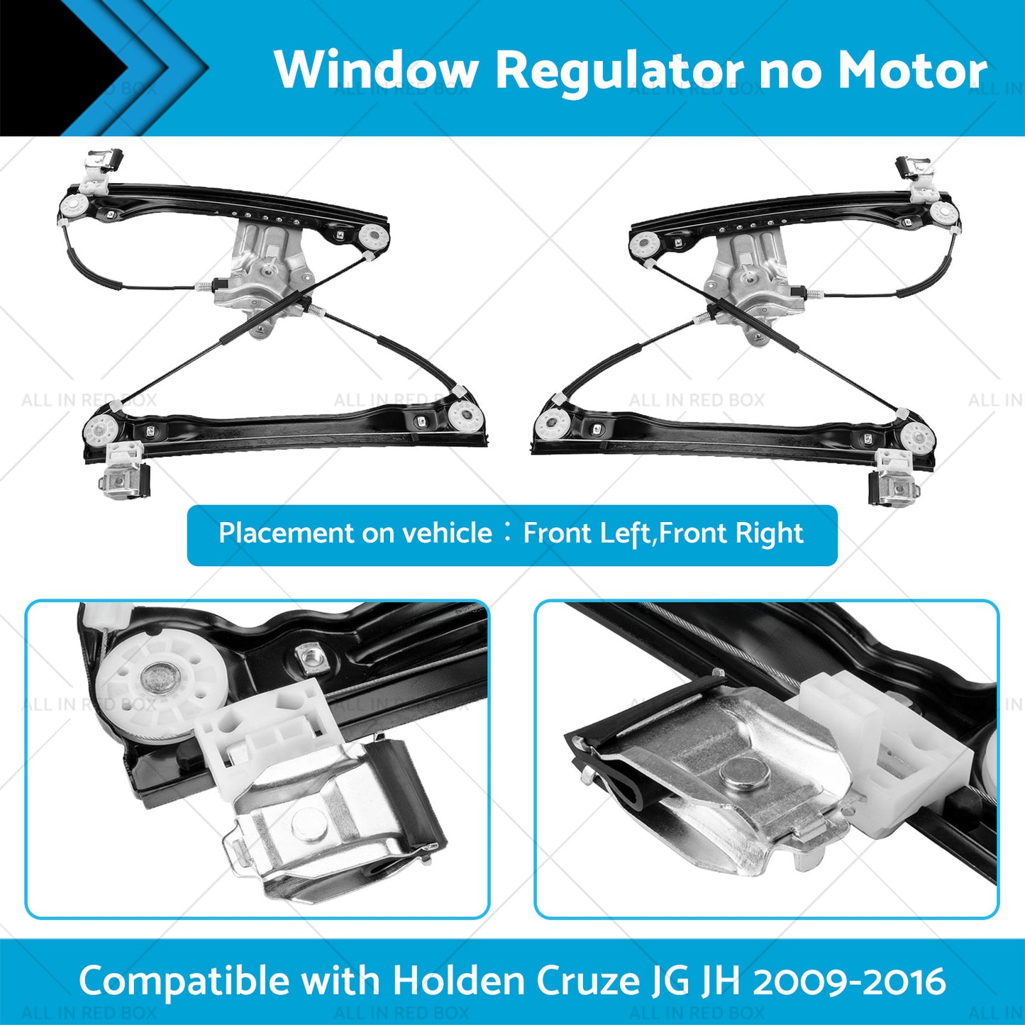 {{ Window Regulator Front LHRH Suitable For Holden Cruze JG JH 2009-2016 no Motor }} - Buy Car Parts Online at {{ Kaka Auto Parts }}.