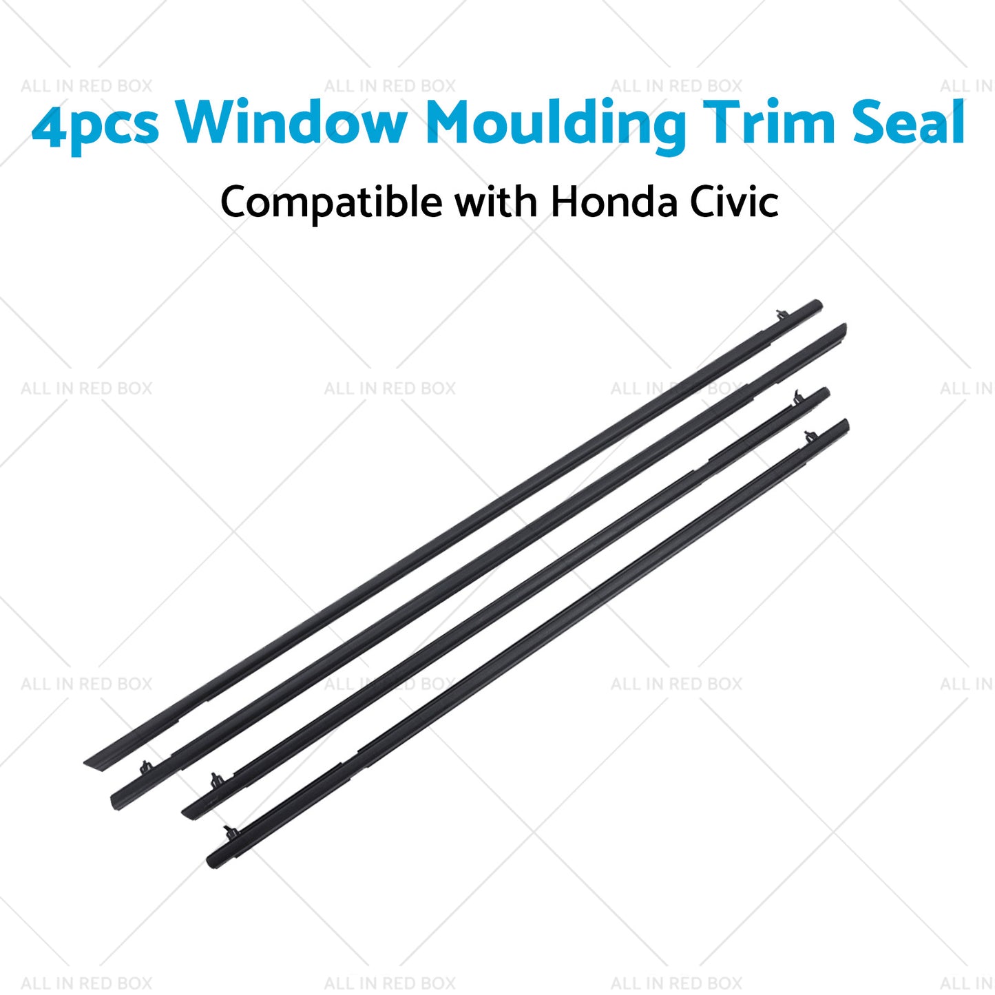 {{ 4pcs Window Door Belt Weather Strips Suitable for Honda Civic 06-11 }} - Buy Car Parts Online at {{ Kaka Auto Parts }}.