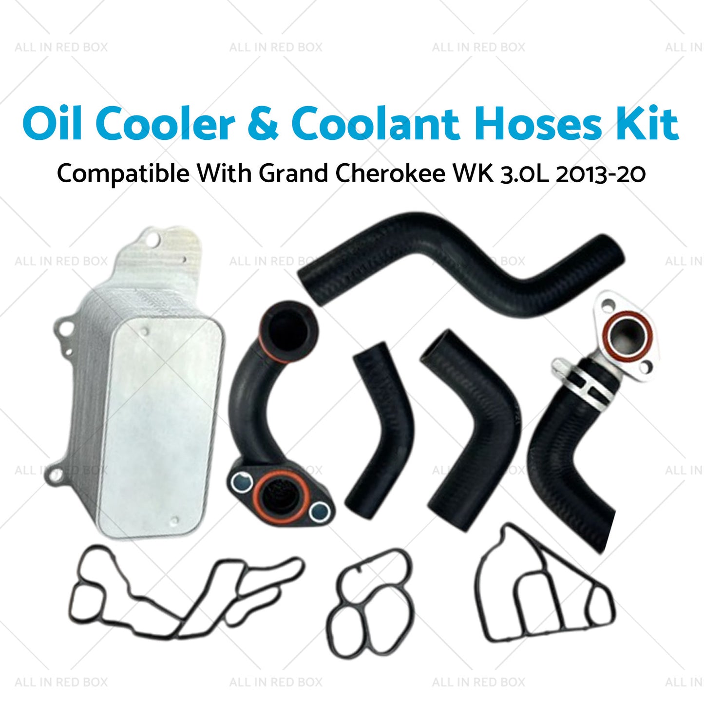 Oil Cooler & Coolant Hose Set Suitable For Jeep Grand Cherokee 3.0L Eco Diesel