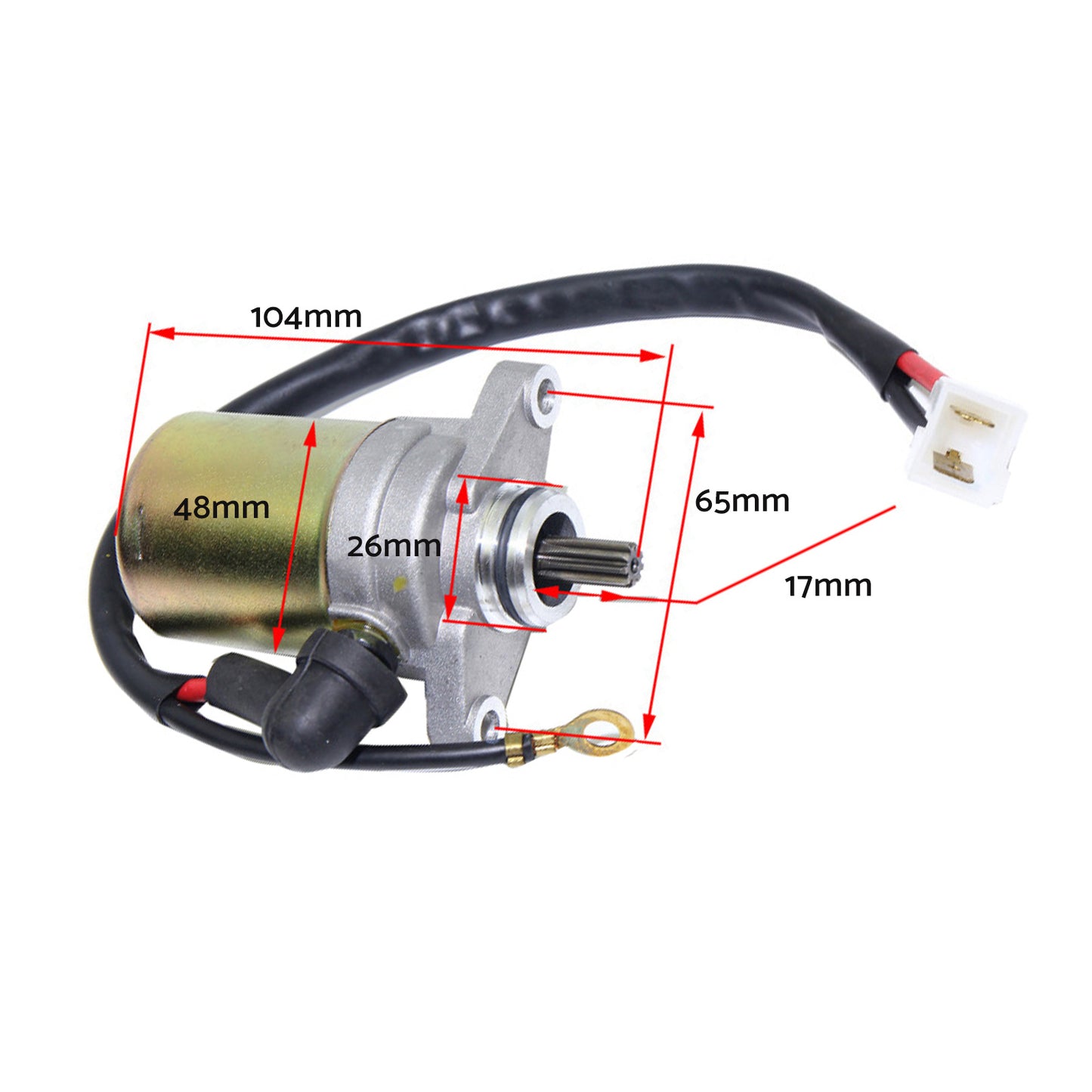Electric Starter Motor Suitable For Polaris Predator Outlaw 50 ATV 08-18 0453848