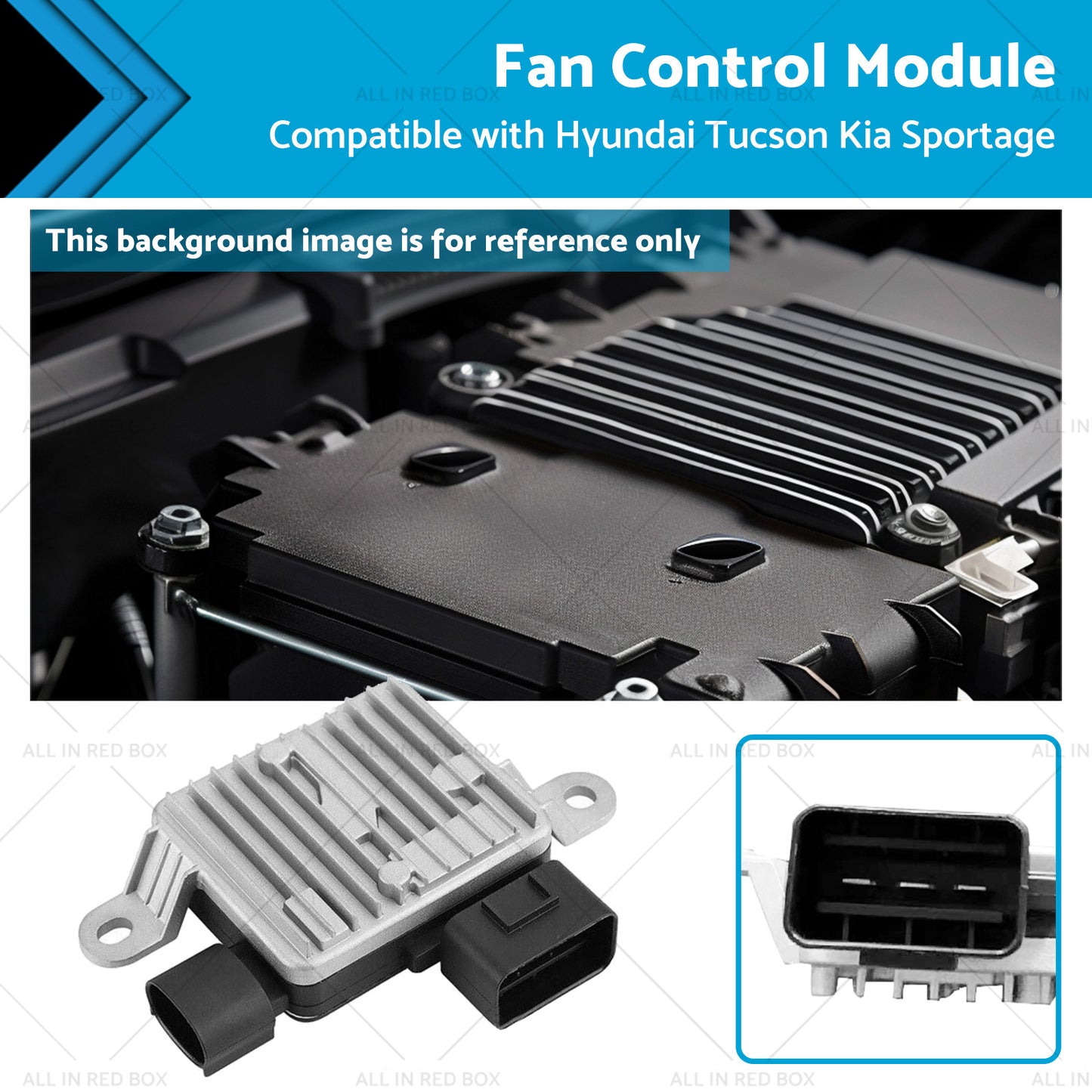 {{ Cooling Fan Control Module Suitable for Hyundai Tucson Kia Sportage 25385-D3500 }} - Buy Car Parts Online at {{ Kaka Auto Parts }}.