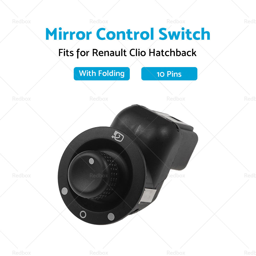 Mirror Control Switch With Folding 8200214921 For Renault Clio Mk4 2013-2015