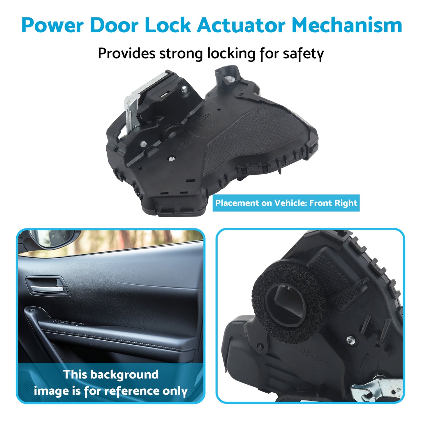 {{ Front RH Power Door Lock Actuator Mechanism Suitable For Toyota Hilux Vigo 05-15 }} - Buy Car Parts Online at {{ Kaka Auto Parts }}.