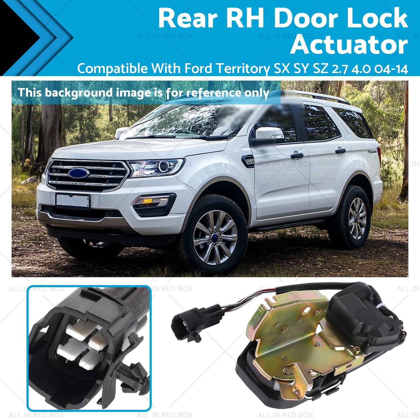 Door Lock Actuator Rear Right Suitable For Ford Territory SX SY SZ 2.7 4.0 04-14