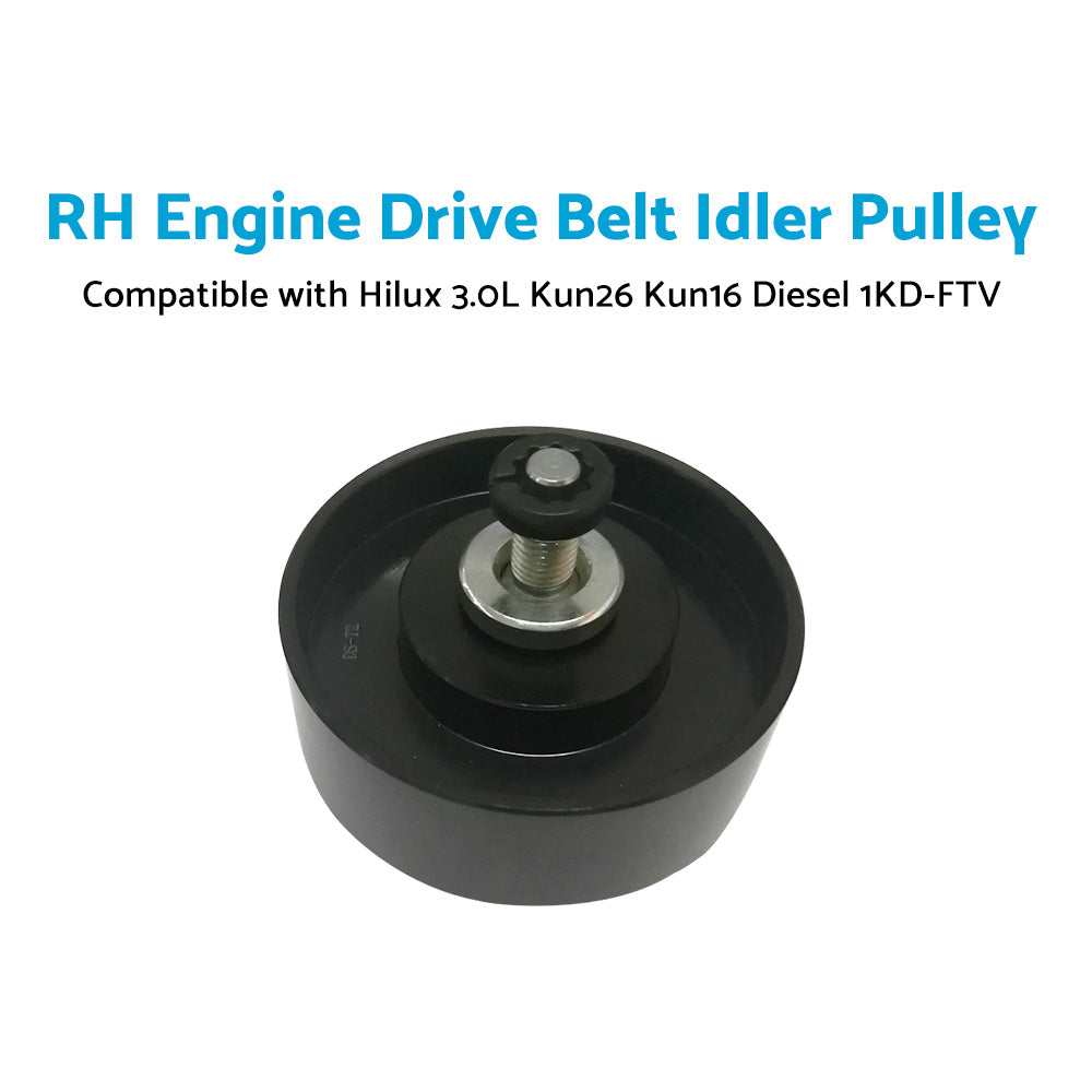 {{ Suitable For Toyota Hilux KUN16 KUN26 3. 0L Turbo Diesel Drive Belt Idler Pulley }} - Buy Car Parts Online at {{ Kaka Auto Parts }}.