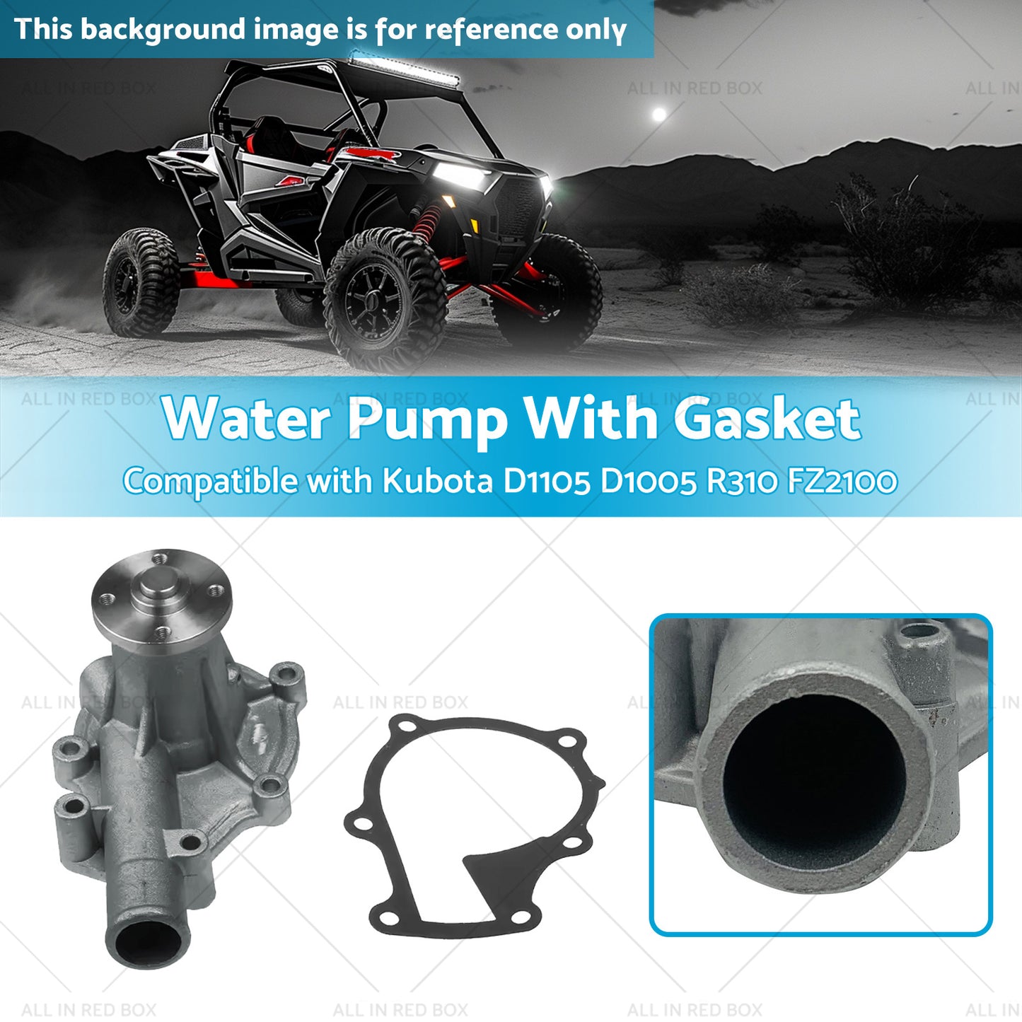 {{ 6680278 Water Pump With Gasket Suitable for Kubota D1105 D1005 R310 FZ2100 }} - Buy Car Parts Online at {{ Kaka Auto Parts }}.