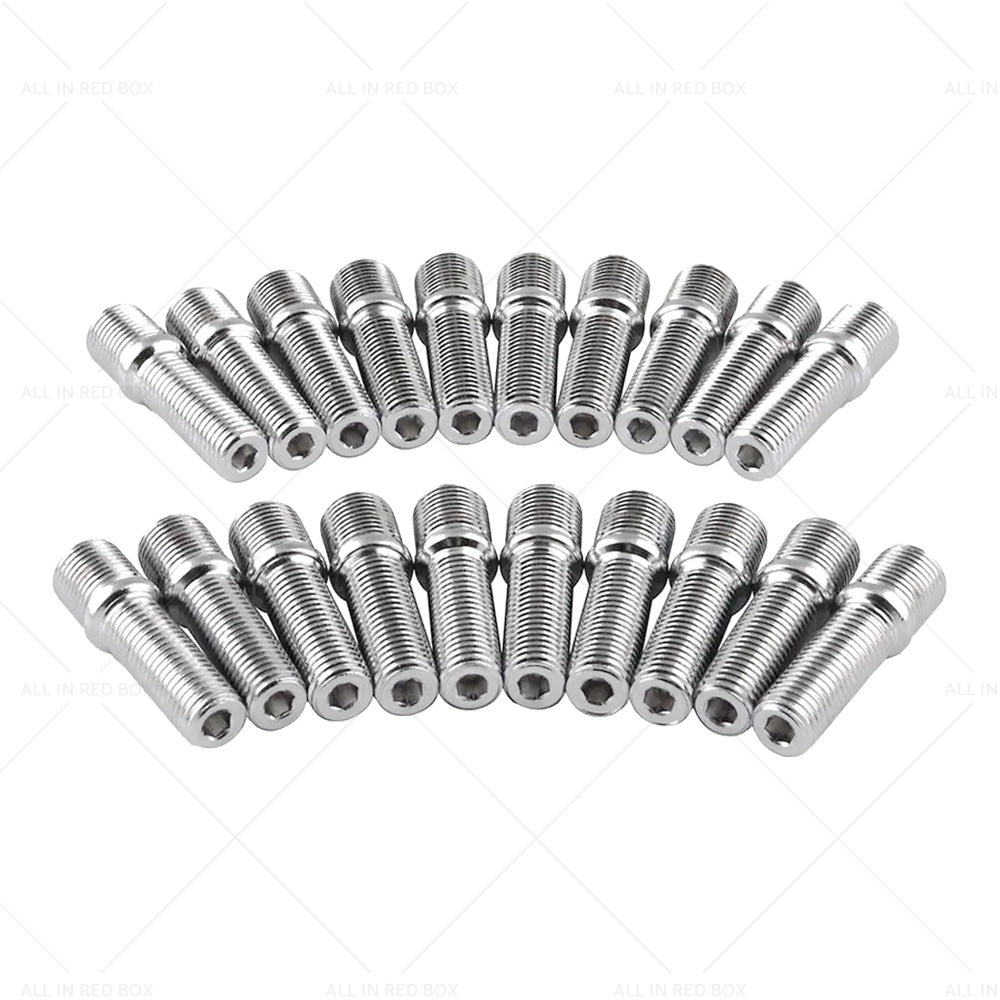 {{ 20pcs 58mm M12 x 1. 5 to M12 x 1. 5 Wheel Stud Conversion Bolts for German Cars }} - Buy Car Parts Online at {{ Kaka Auto Parts }}.