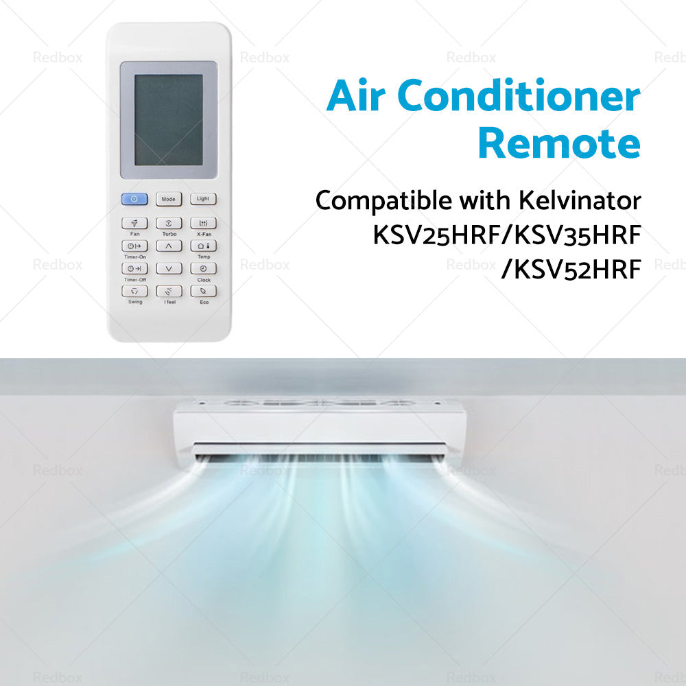 Air Conditioner Remote Suitable for Kelvinator KSV25HRF KSV35HRF KSV52HRF