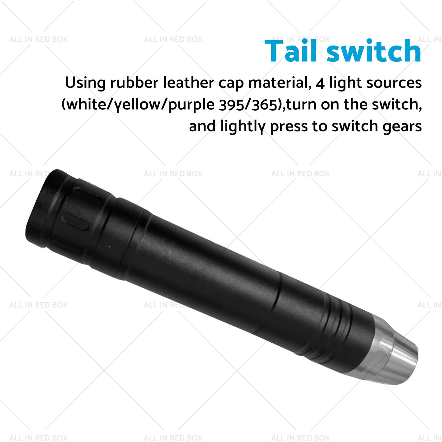 Professional Gemstone Identification Light 4 in1 LED Flashlight Gemologist Tool