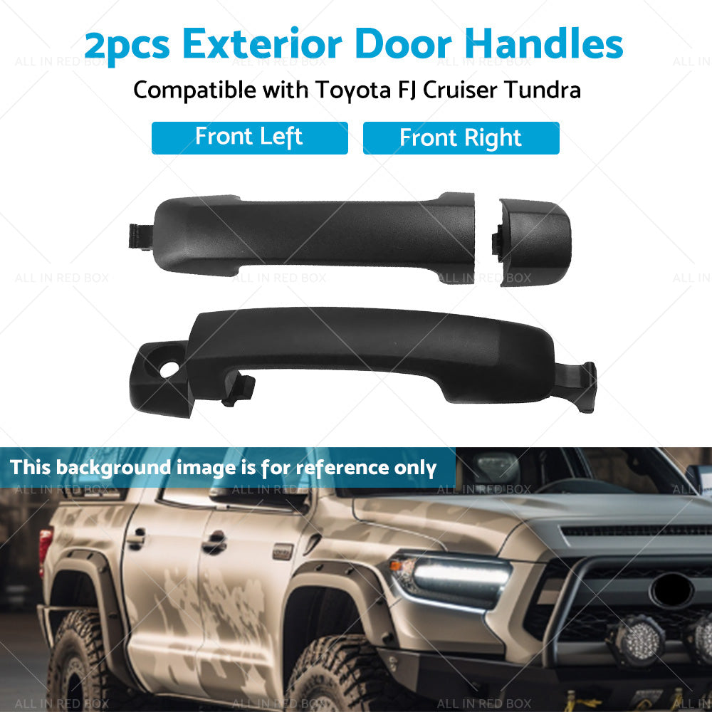 {{ 2x Black Exterior Door Handle 69210-0C010 Suitable for Toyota FJ CRUISER AU }} - Buy Car Parts Online at {{ Kaka Auto Parts }}.