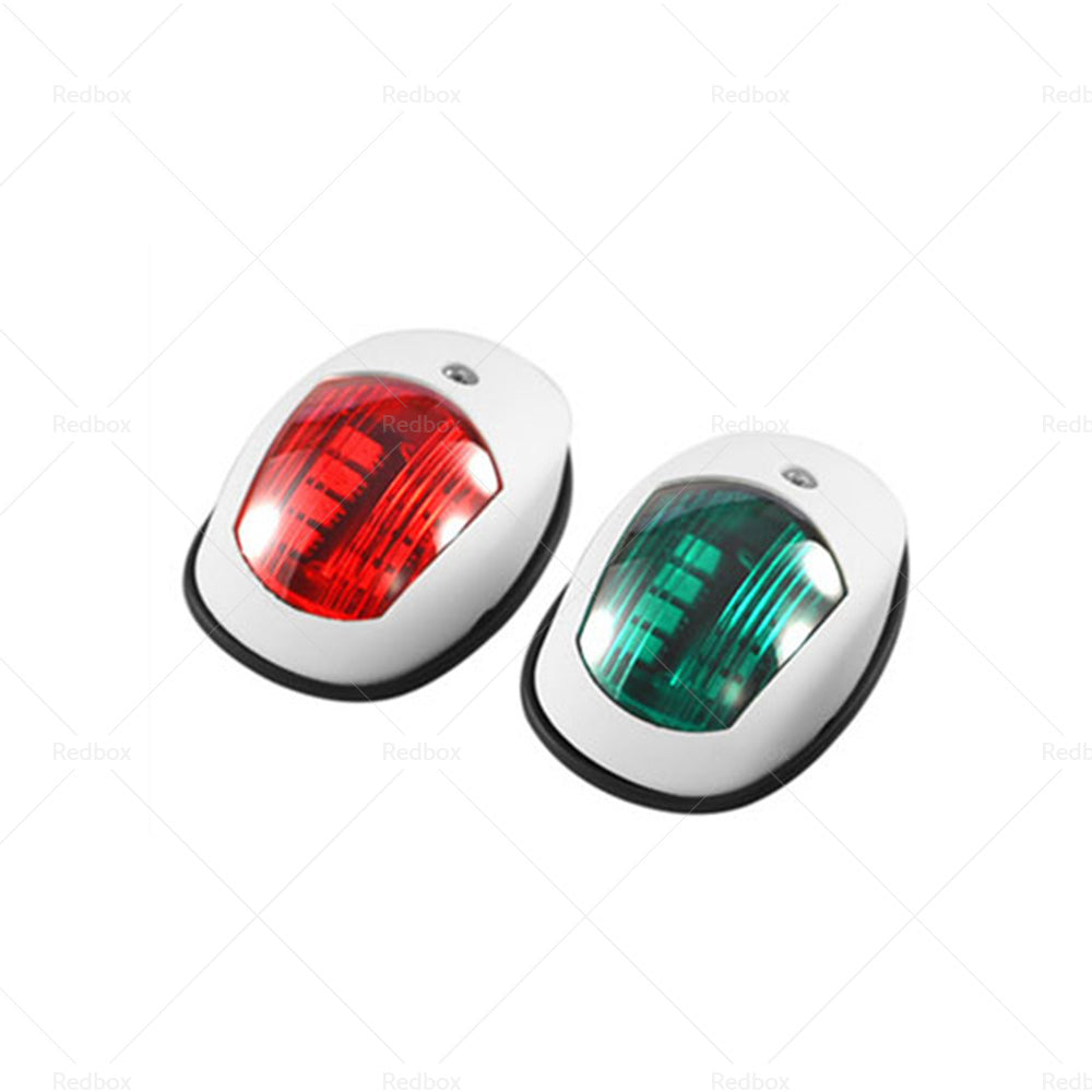 {{ Pair Red and Green 8LED Navigation Lights Marine Bow Light Lamp for Boat Pontoon }} - Buy Car Parts Online at {{ Kaka Auto Parts }}.