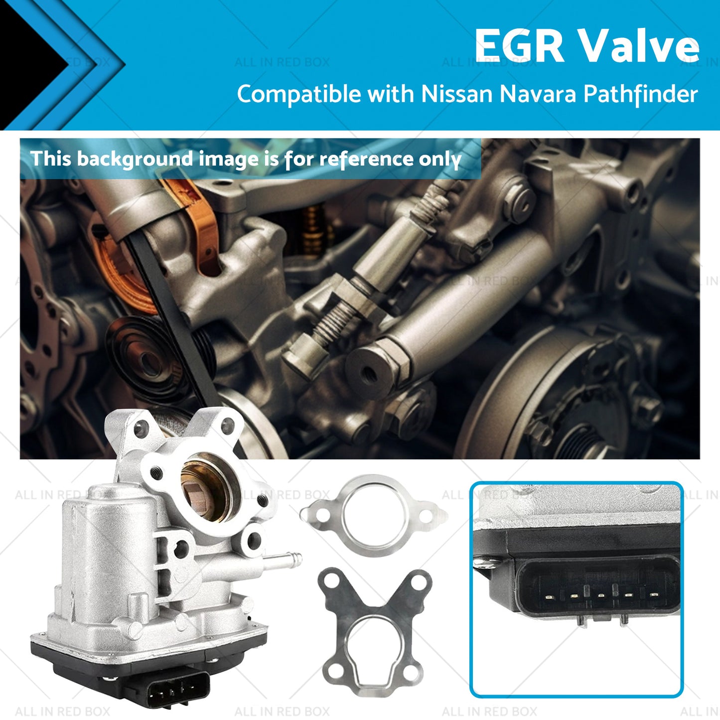 {{ EGR Valve Suitable For Nissan Navara D22 D40 R51 Pathfinder MNT YD25 14710-EC00D }} - Buy Car Parts Online at {{ Kaka Auto Parts }}.