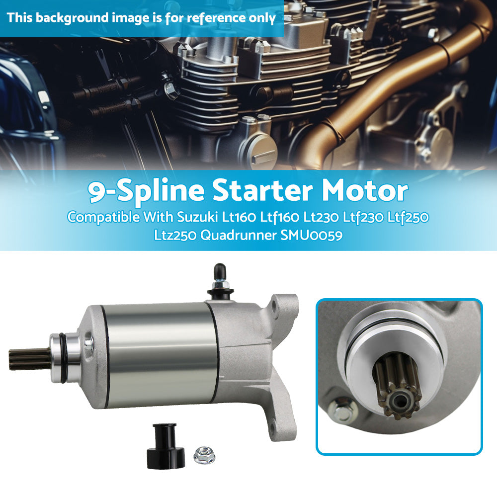 {{ Starter Motor Suitable For Suzuki Lt160 Lt230 Ltf230 Ltf250 Ltz250 Quadrunner }} - Buy Car Parts Online at {{ Kaka Auto Parts }}.
