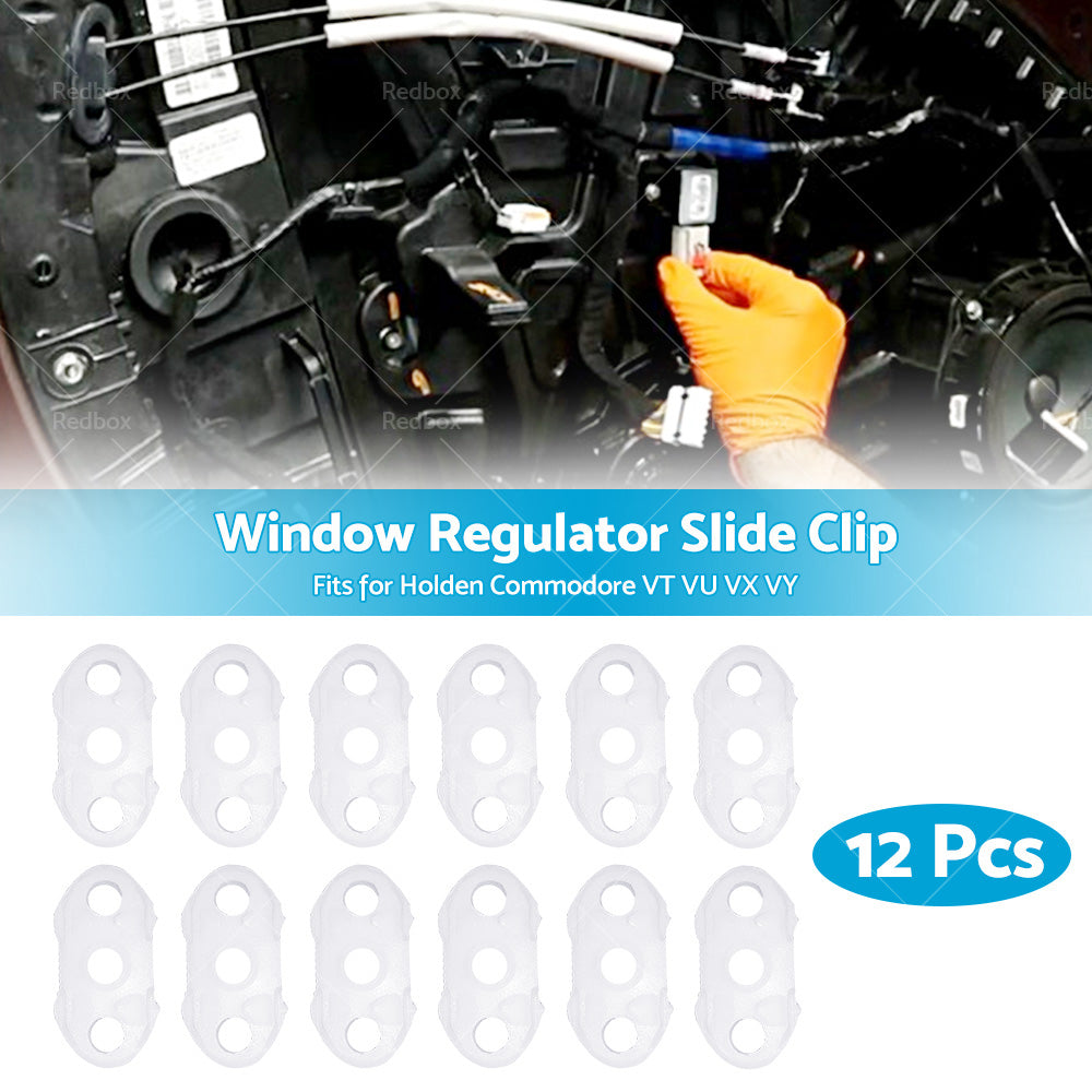 12 x Window Regulator Slide Clip Fits for Holden Commodore VT VU VX VY 20369895