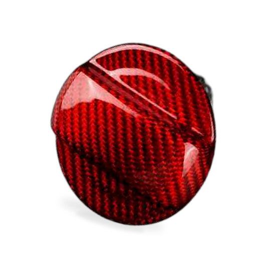 RED Fuel Gas Tank Cap Cover Carbon Fiber For Audi A1 A3 A4 A5 A6 A7 A8 Quattro