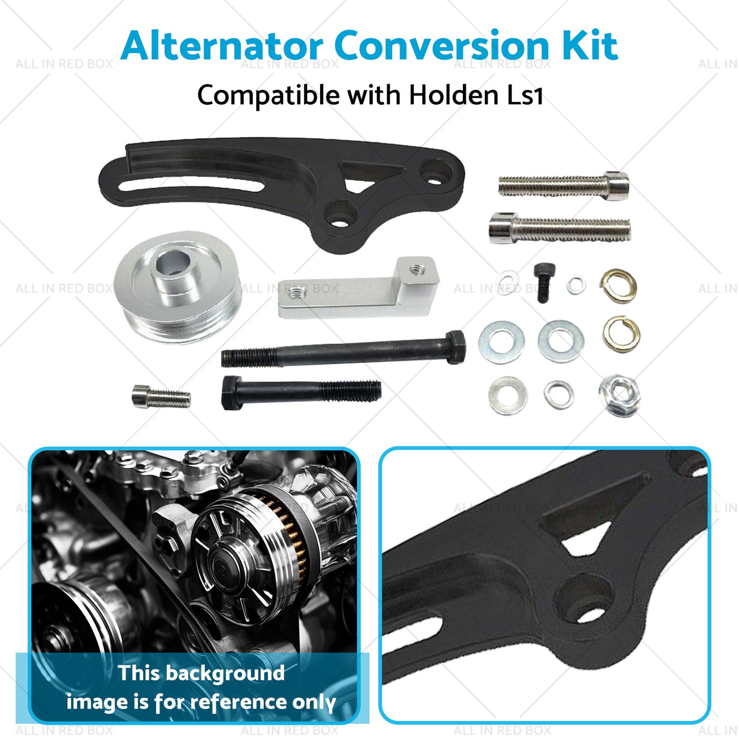 {{ Alternator Conversion Kit Suitable for Holden Ls1 Skyline R32 RB30 RB26 R33 R34 }} - Buy Car Parts Online at {{ Kaka Auto Parts }}.