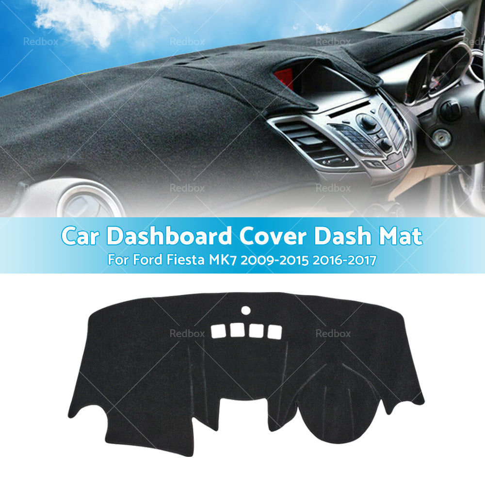 Non-Slip Dashmat Suitable for Ford Fiesta MK7 2009-2017 Dash Mat Dashboard Cover