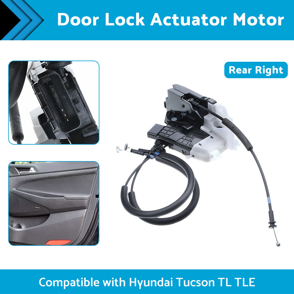{{ Rear Right Door Lock Actuator Motor Suitable for Hyundai Tucson TL TLE 2015-2021 }} - Buy Car Parts Online at {{ Kaka Auto Parts }}.