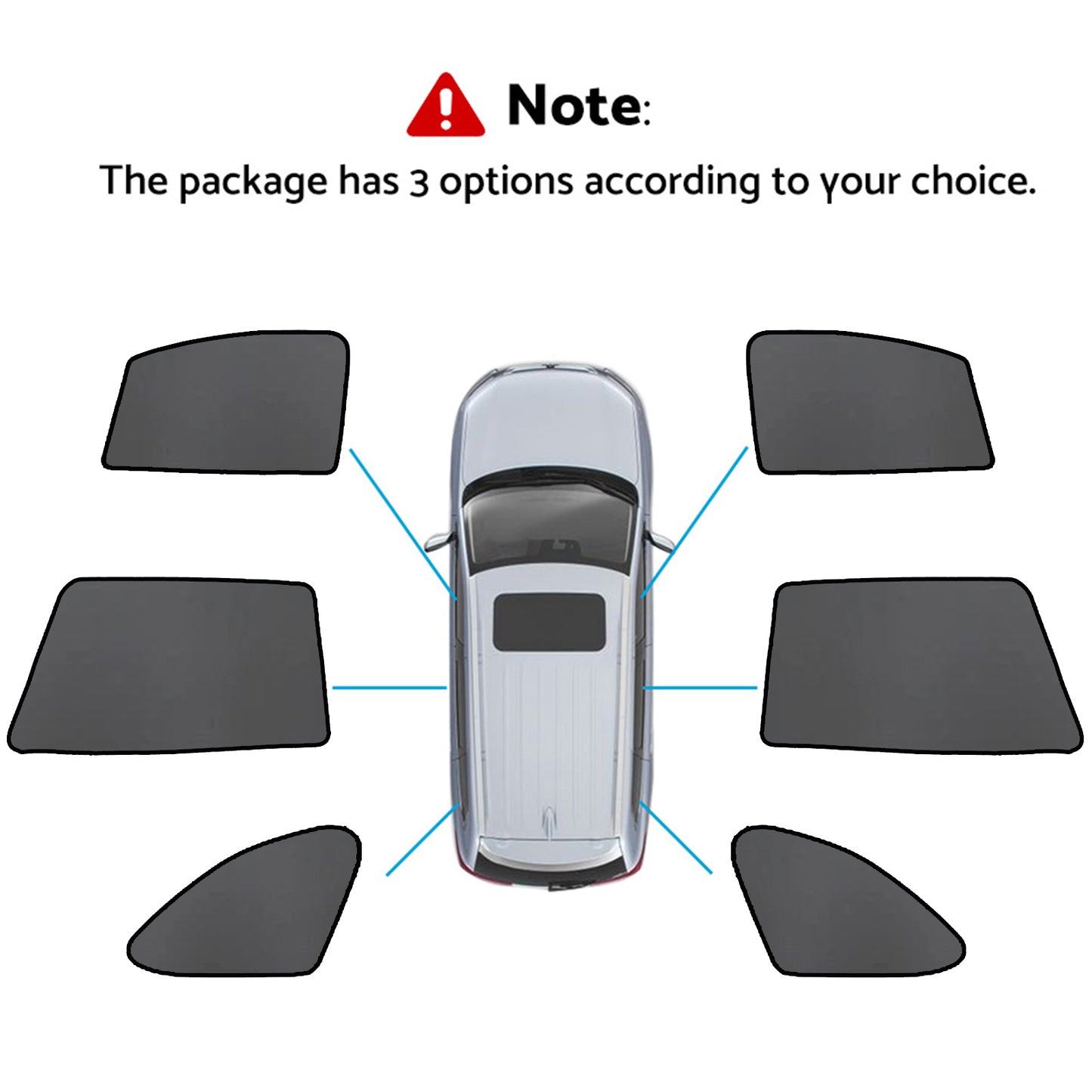 Magnetic Mesh Sun Blind Shade Suitable for Subaru Outback 20-25 On Front / Rear