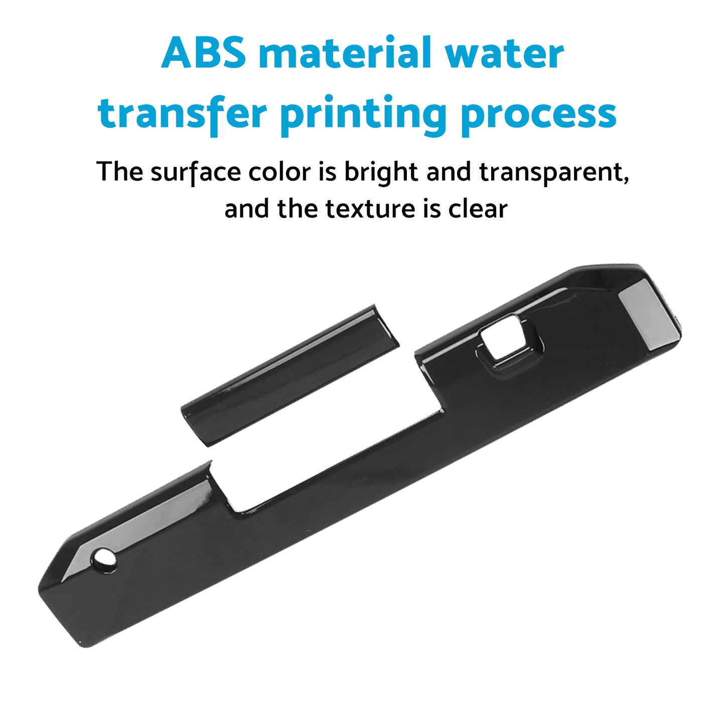 {{ Glossy Black Rear Tail Gate Tailgate Handle Cover Suitable For Triton L200 23-25 }} - Buy Car Parts Online at {{ Kaka Auto Parts }}.